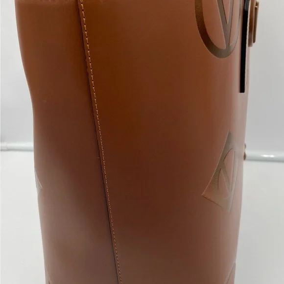 NEW! VALENTINO BY MARIO VALENTINO MAGNUS SOHO MONOGRAM LEATHER TOTE - Picture 9 of 16